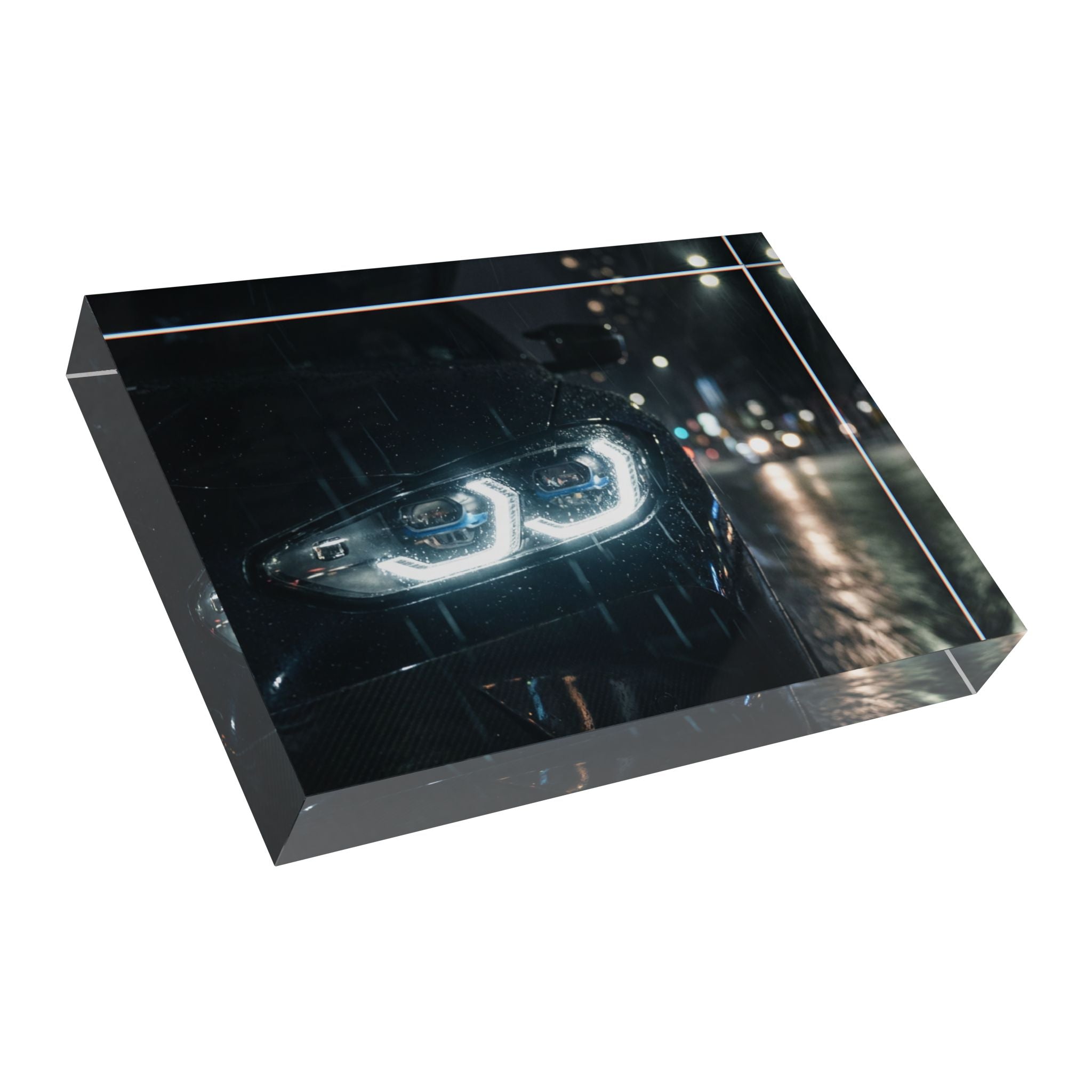 Amber Headlight Plaque